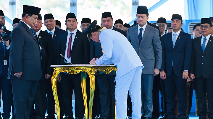 Presiden Prabowo Subianto Lantik Kepala Daerah Seluruh Indonesia Secara Serentak