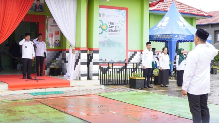 Upacara Hari Amal Bakti ke-80 Kementerian Agama Digelar di Tana Tidung