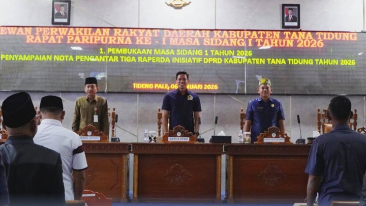 DPRD Tana Tidung Gelar Rapat Paripurna Pembukaan Masa Sidang I Tahun 2026