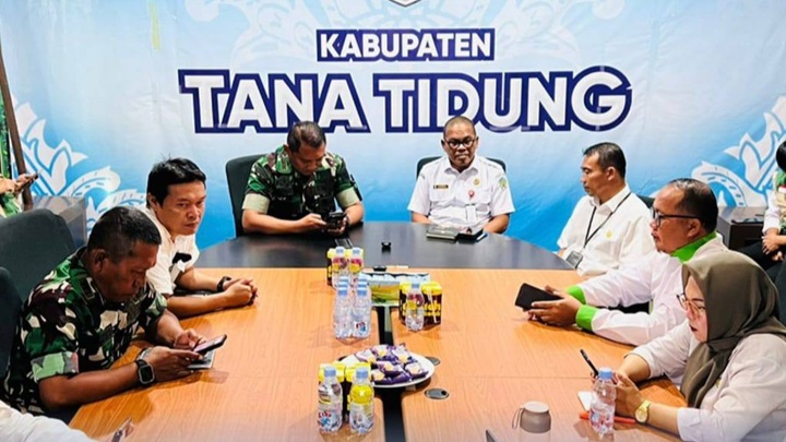 Pemkab Tana Tidung Ikuti Zoom Meeting Panen Raya dan Pengumuman Swasembada Pangan