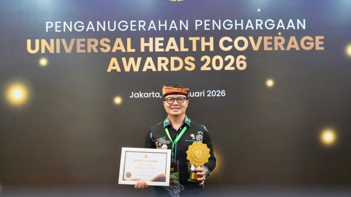 Bupati Tana Tidung Hadiri Penerimaan Penghargaan UHC Awards 2026 di Jakarta