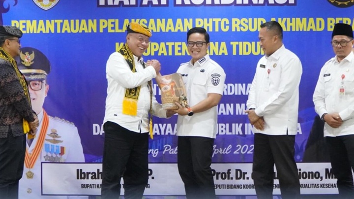 Deputi Kemenko PMK Hadiri Rakor PHTC RSUD Akhmad Berahim, Dorong Peningkatan Layanan Kesehatan di Tana Tidung