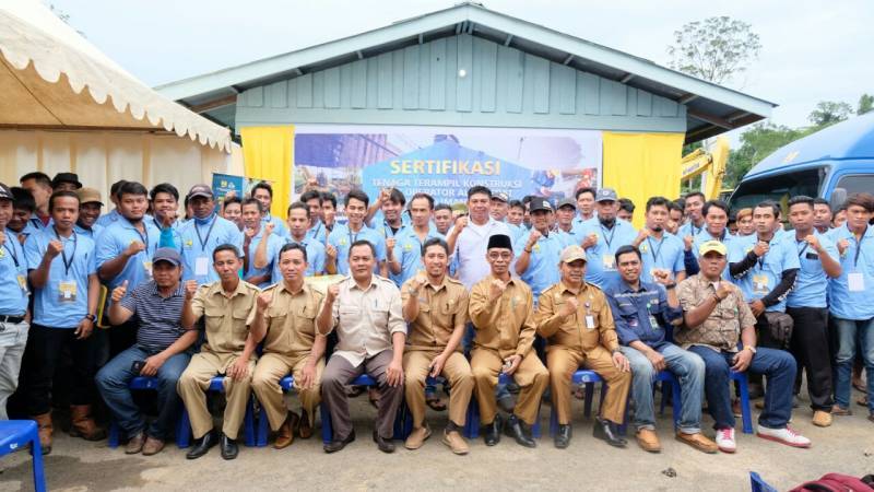 Ratusan Peserta mengikuti Sertifikasi Tenaga Konstruksi