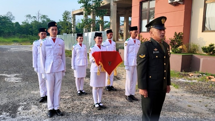 Semarak HUT ke-81 RI, Pemkab Tana Tidung Gelar Kirab Bendera Merah Putih