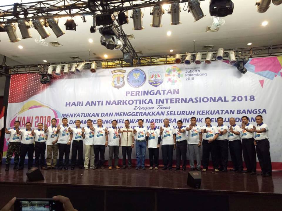 Bupati Hadiri Peringatan Hari Anti Narkotika (HANI) Tahun 2018