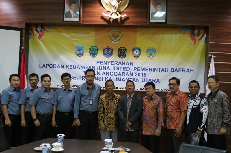 Penyerahan Laporan Keuangan Pemerintahan Daerah (LKPD) Kabupaten Tana Tidung TA 2018 Kepada BPK Perwakilan Provinsi Kalimantan Utara