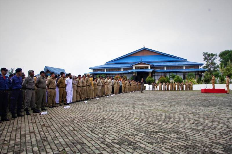 ASN Wajib masuk, Pemerintah Kabupaten Tana Tidung adakan Apel Gabungan Pasca Cuti Lebaran