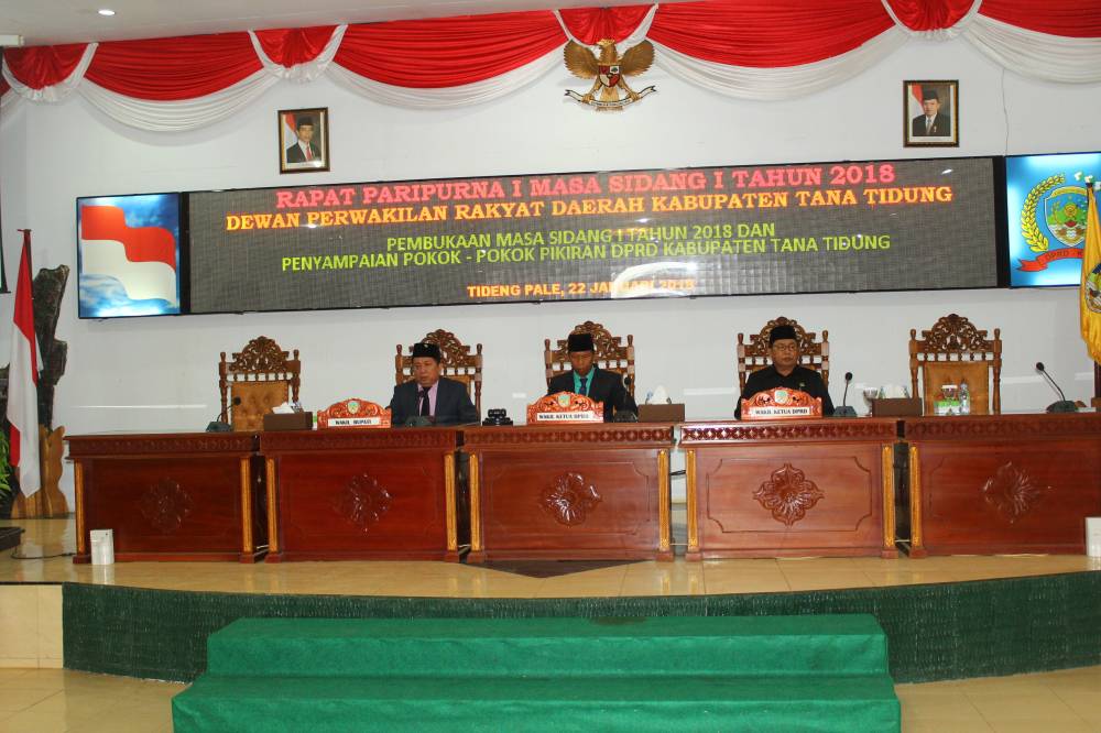 DPRD KTT gelar Rapat Paripurna I Masa Sidang I Tahun 2018