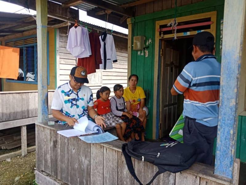 Kegiatan Pemutakhiran Data Kependudukan Di 4 Desa Kecamatan Sesayap Hilir