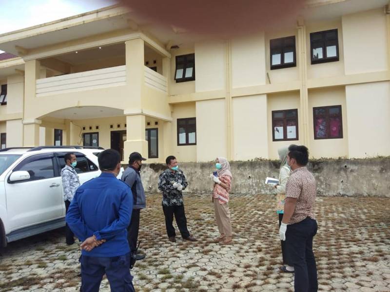 Pengecekan Tempat Karantina dan Survei Jaringan Telekomunikasi