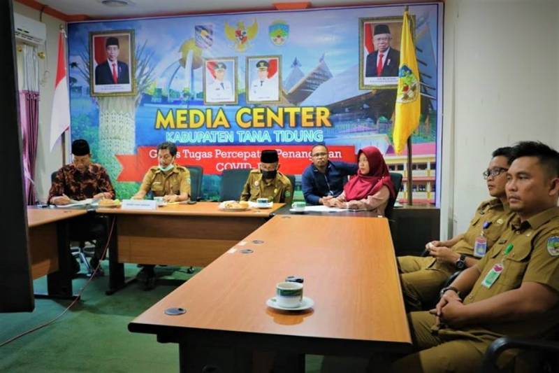 Video Conference Gubernur Kaltara dan Kanwil Kementerian Agama Kaltara