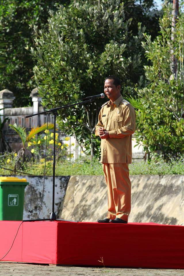 Bupati Pimpin Apel Awal Tahun 2018