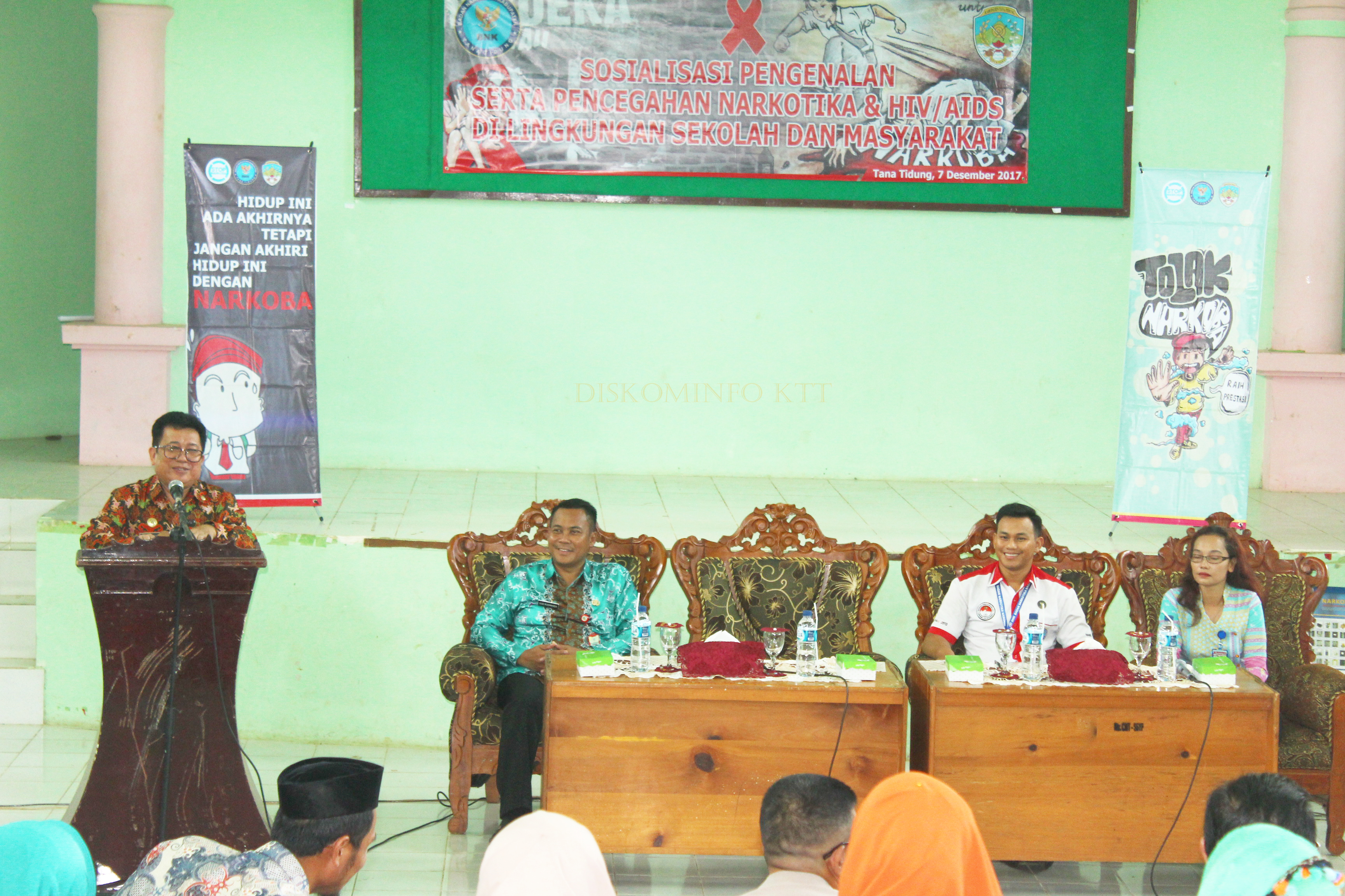 Sosialisasi Pengenalan serta pencegahan Narkotika dan HIV/AIDS