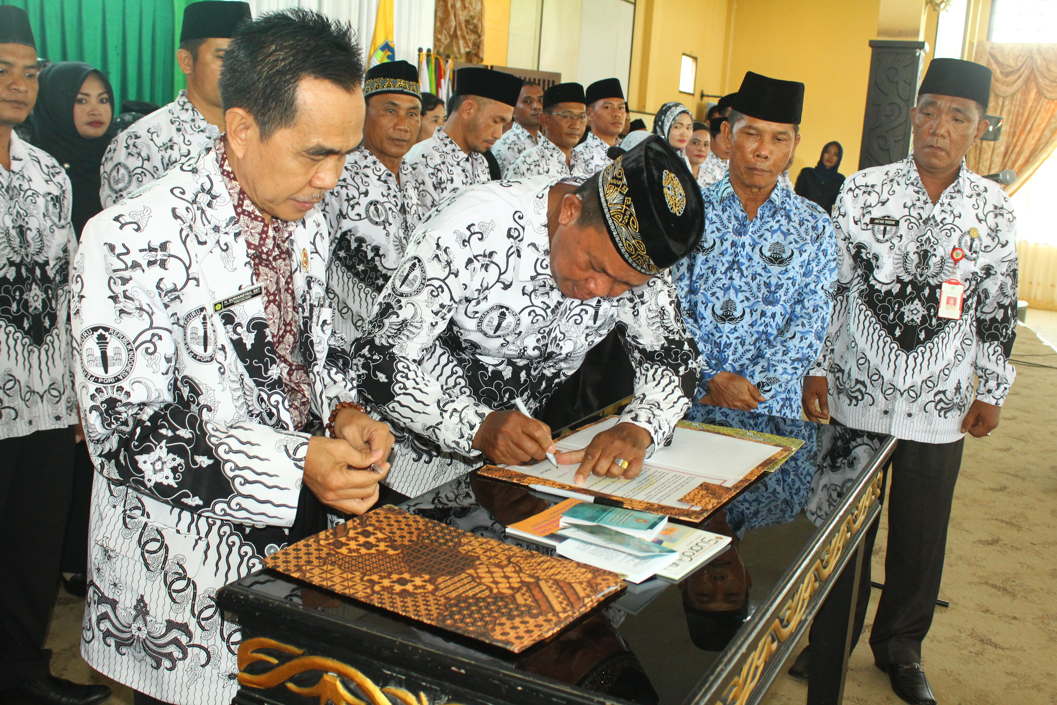 Pelantikan Pengurus PGRI Kabupaten Tana Tidung Periode 2017-2022