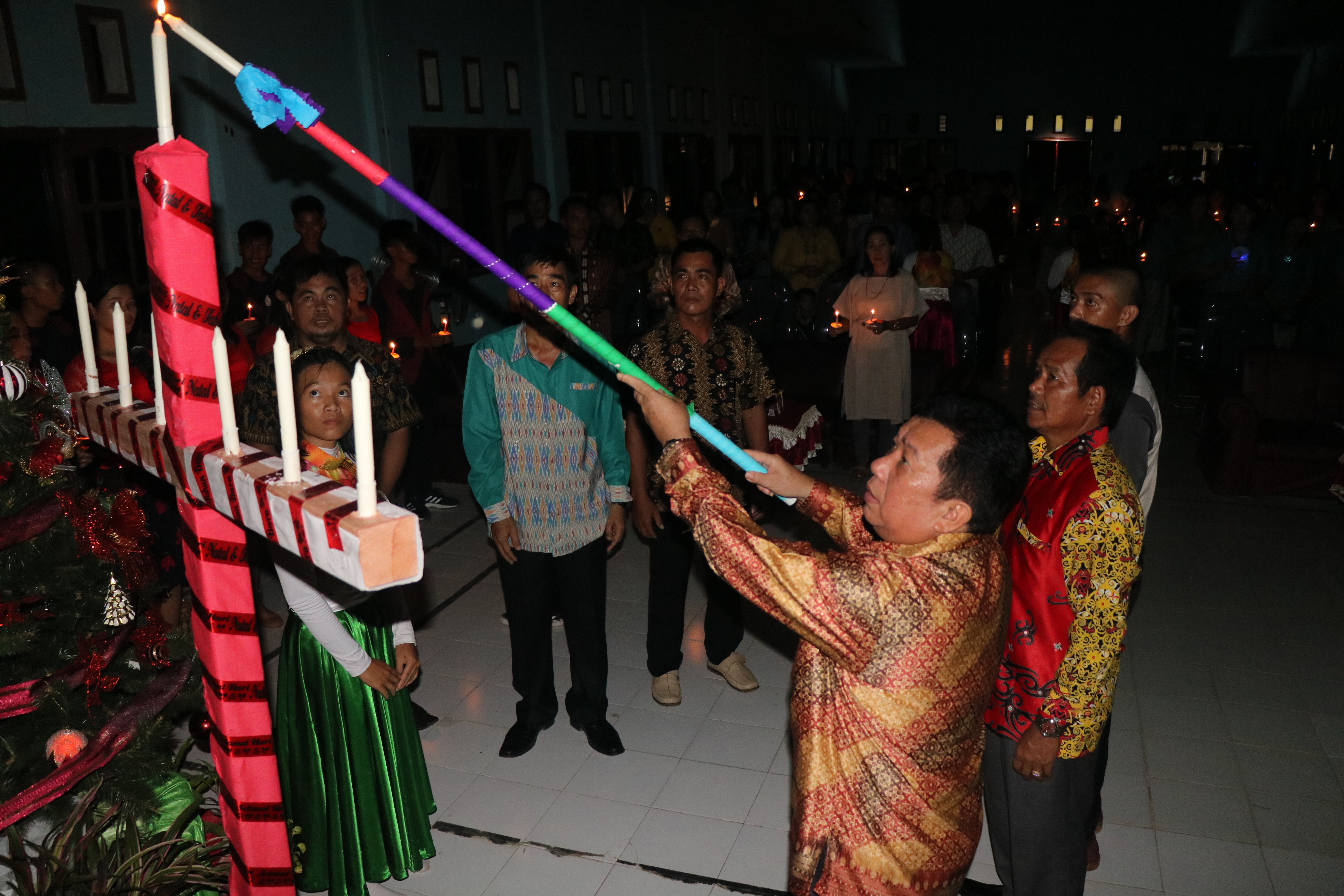 Safari Natal ke-2 Pemerintah Kabupaten Tana Tidung di Kecamatan Sesayap Hilir