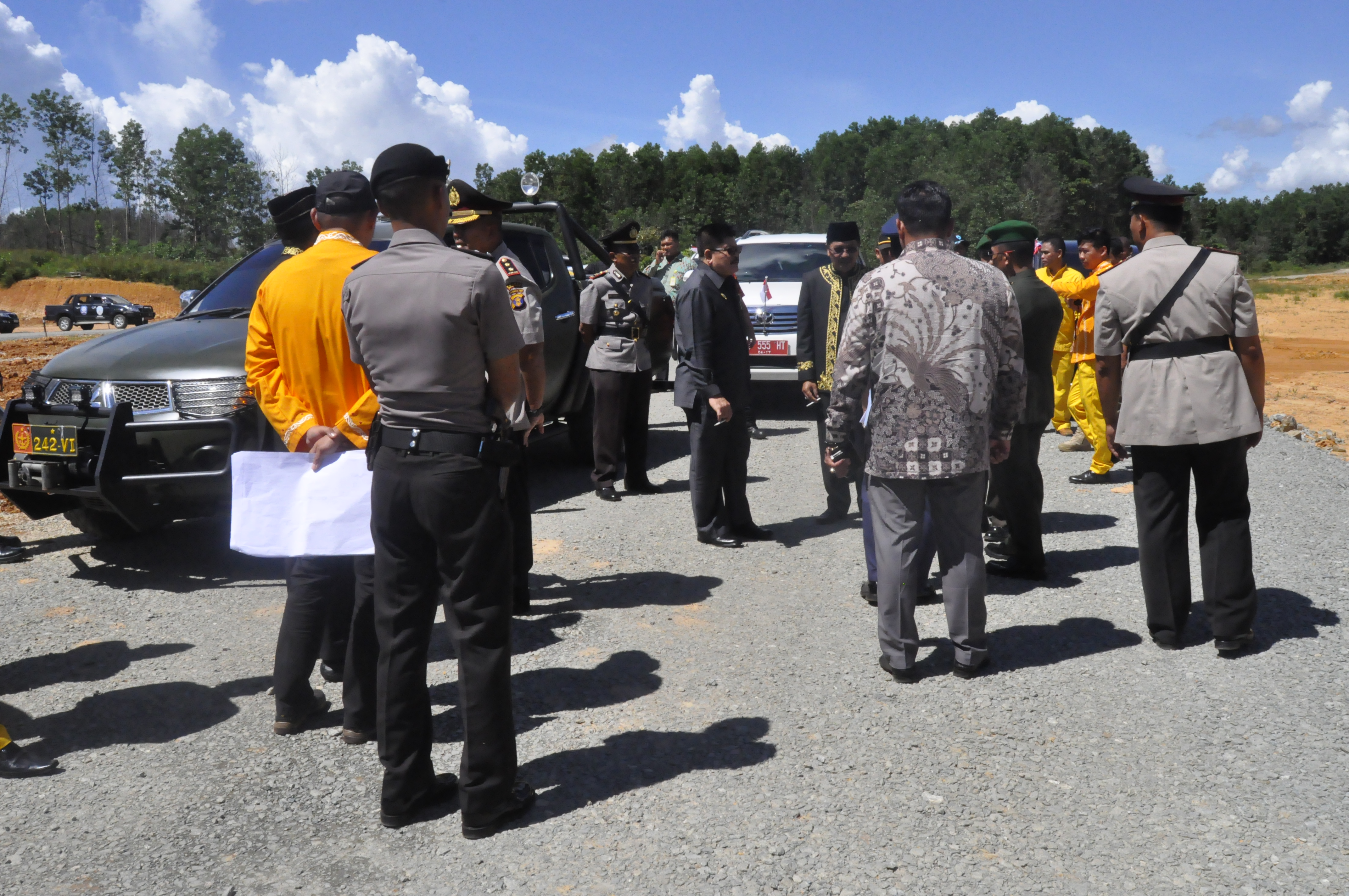 Kunker Bupati ke Pekerjaan Pembangunan di Kabupaten Tana Tidung