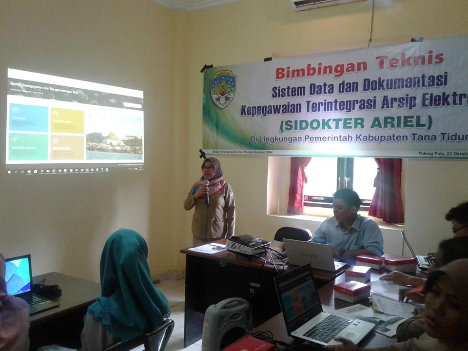Bimbingan Teknis “SIDOKTER ARIEL” oleh BKPSDM