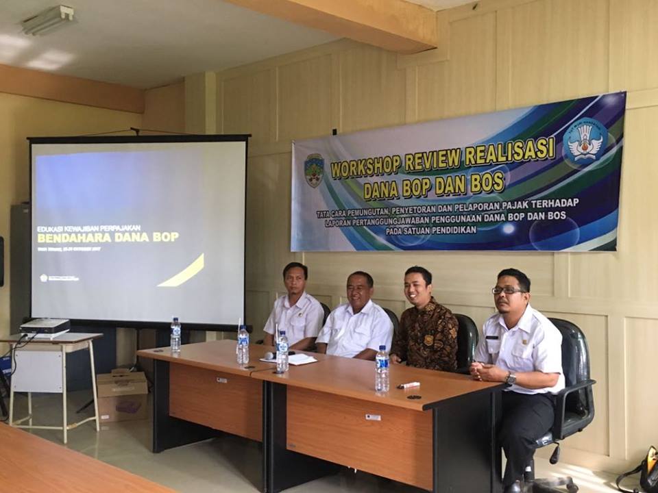 Dinas Pendidikan Gelar Workshop Review Realisasi Dana BOP dan BOS