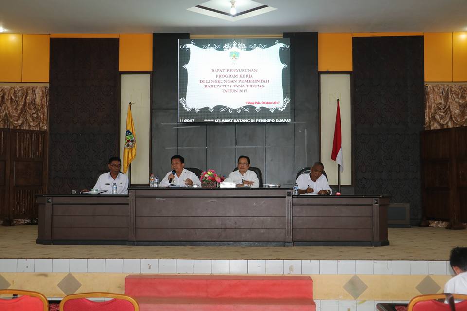 Rapat Penyusunan Program Kerja di Lingkungan Pemerintah Kabupaten Tana Tidung